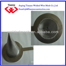 Filtro de cone de aço inoxidável filtro de malha